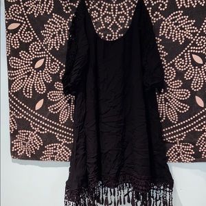 Adorable Black Boho shirt